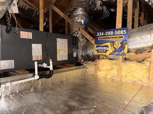 Air conditioning work by Monarch Air